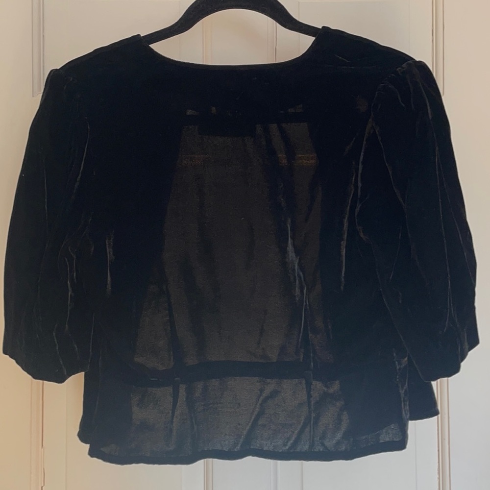Fletcher by Lyell, black cardigan, size Medium